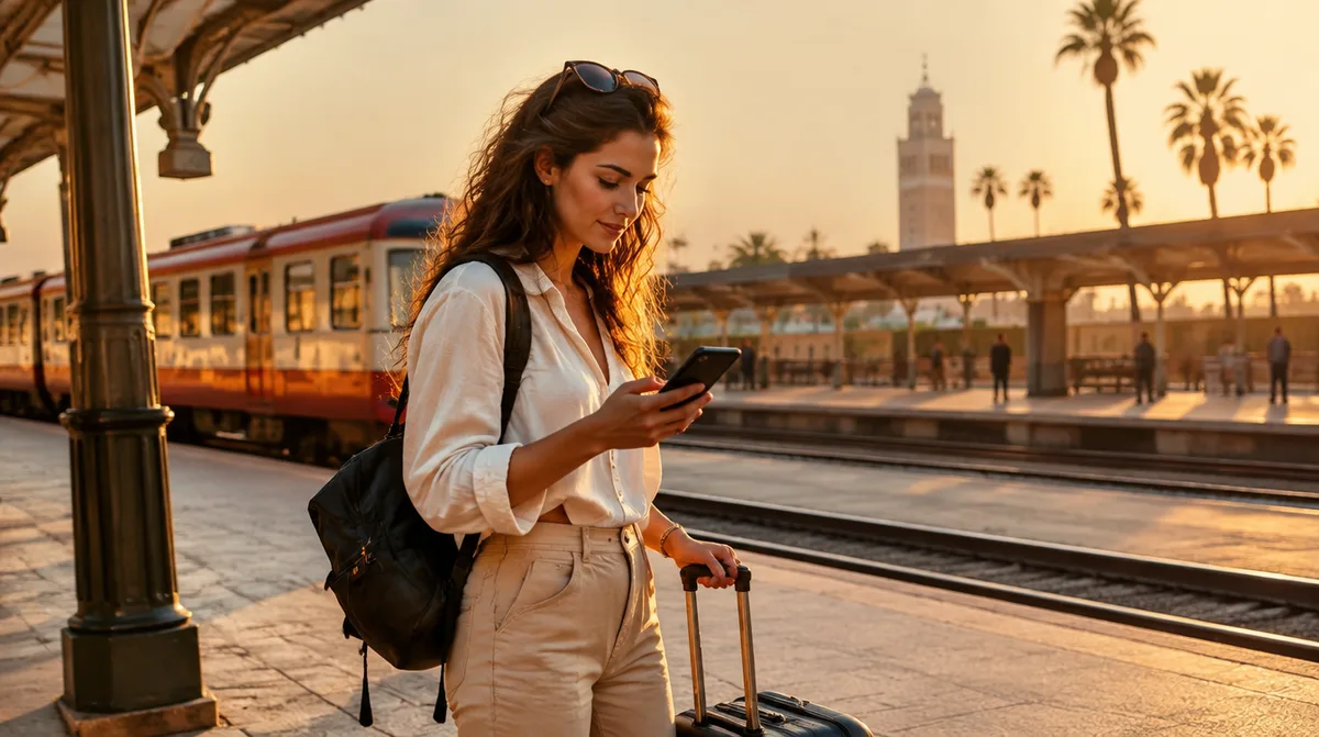 Expat se déplaçant au Maroc sans voiture, entre les villes