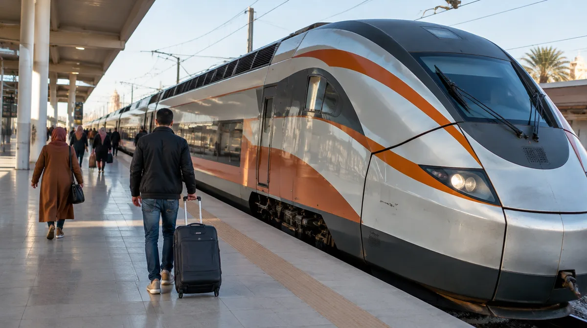 Train ONCF au Maroc, comparatif des transports
